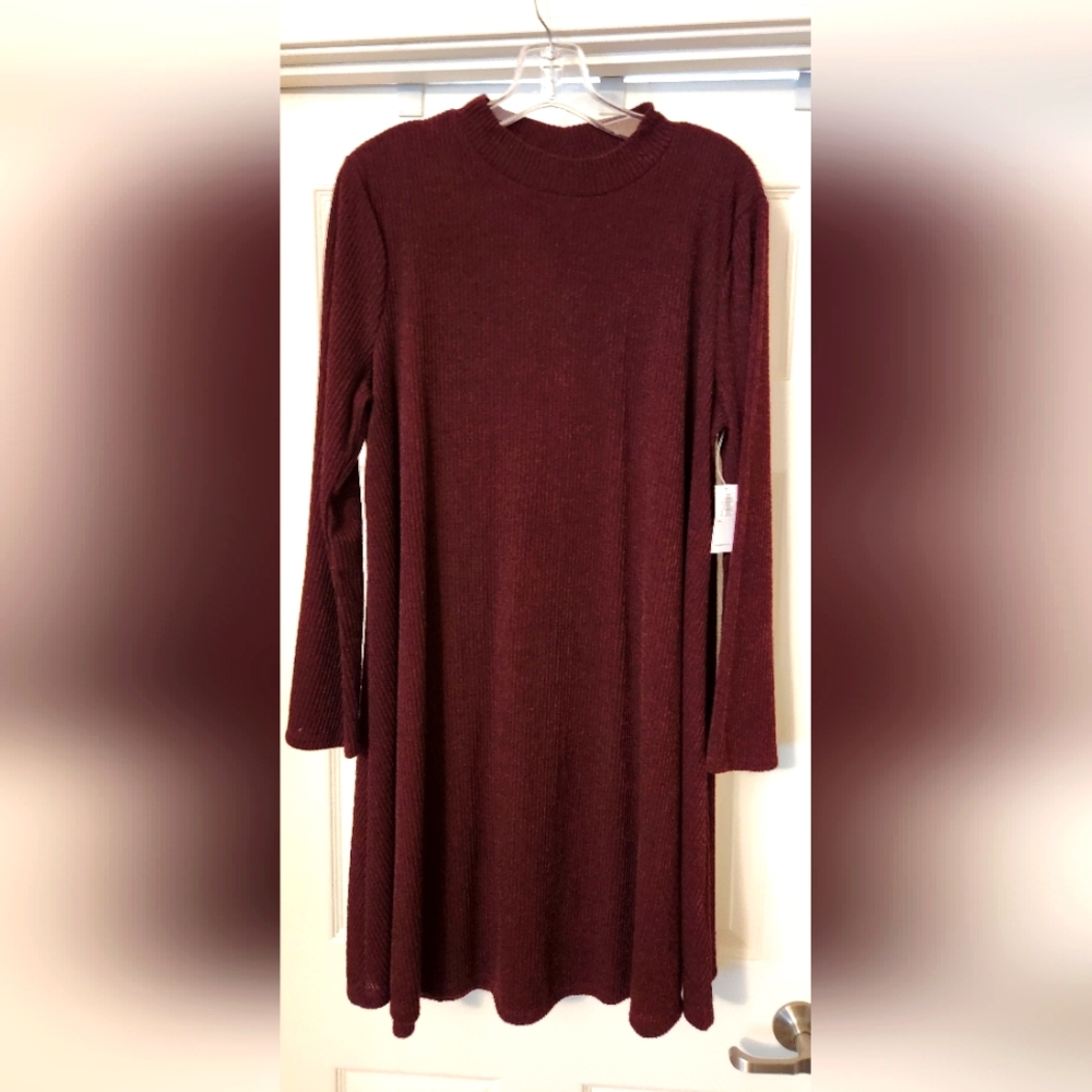 Old navy, xl, burgundy dress
